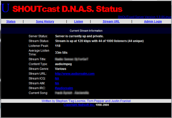 shoutcast streaming software windows